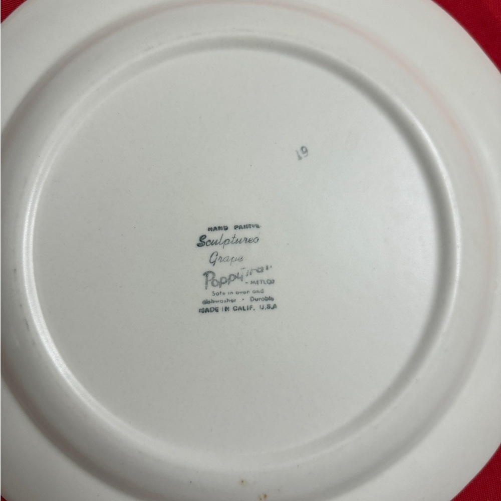 Metlox Poppytrail Dinner Plate - Picture 2 of 3